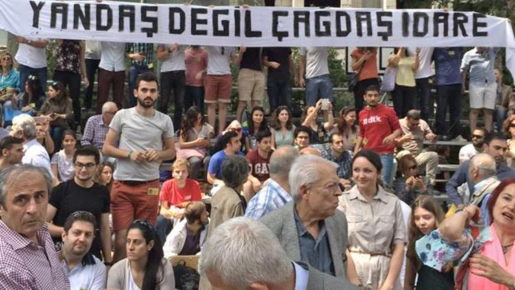 İstanbul Erkek’in eski mezunlarından Protestolara destek