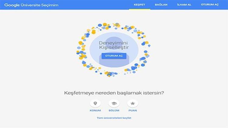 Üniversite seçimi için yeni dijital platform