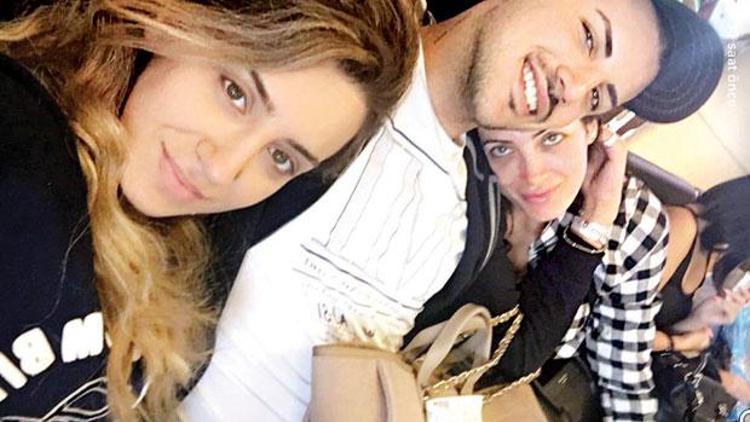 Yağmur Sarıoğlu, Kerimcan Durmaz ve Hatice Gönülden Las Vegas selfiesi