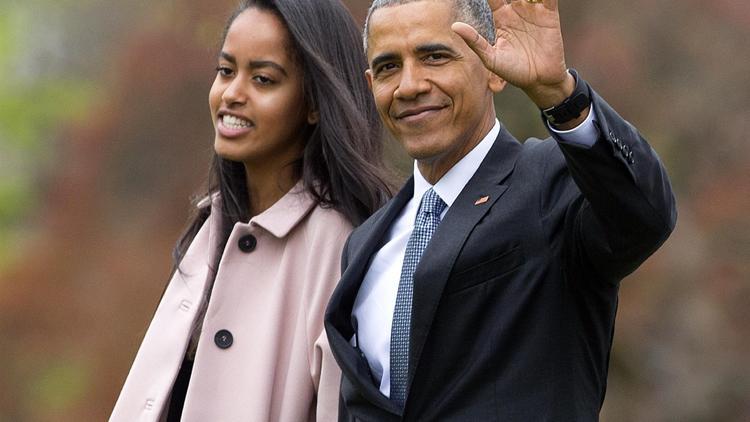 Obama kızının mezuniyetine katıldı