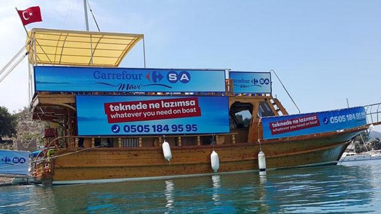 CarrefourSA, marketi denizin ortasına taşıdı