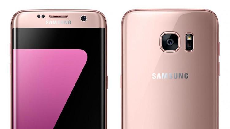 Pembe altın renkli Samsung Galaxy S7 edge Türkiye’de