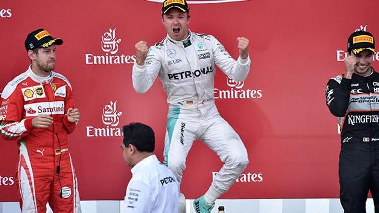 Azerbaycanda zafer Rosbergin