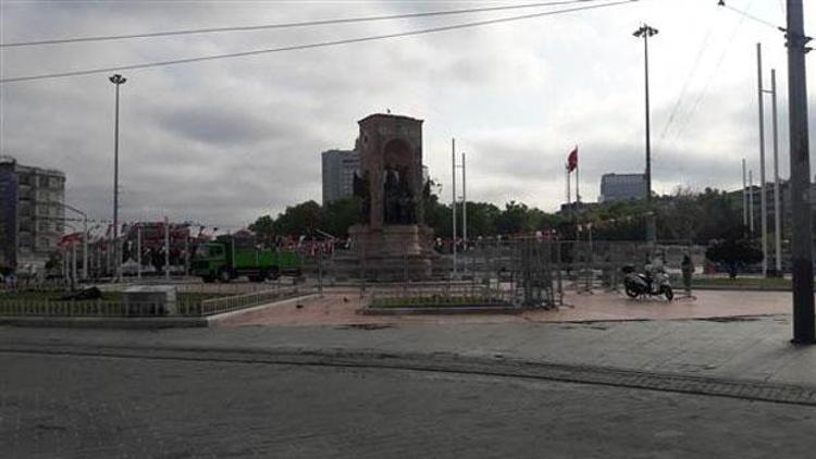 Polis Taksimde geniş güvenlik önlemi aldı