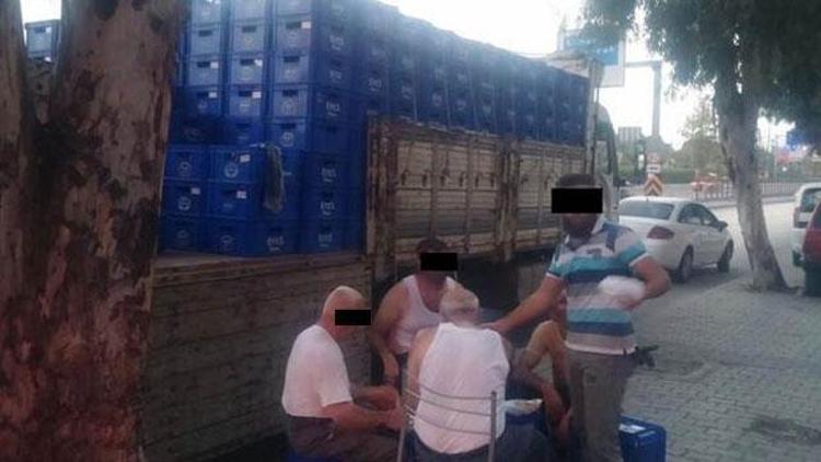 İzmirde TIRdan 1080 kasa bira çaldılar