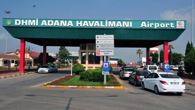 Adana Havalimanı girişinde sıkı kontrol