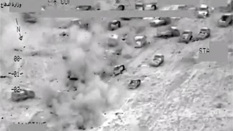 Felluceden kaçmaya çalışan IŞİD militanları böyle vuruldu