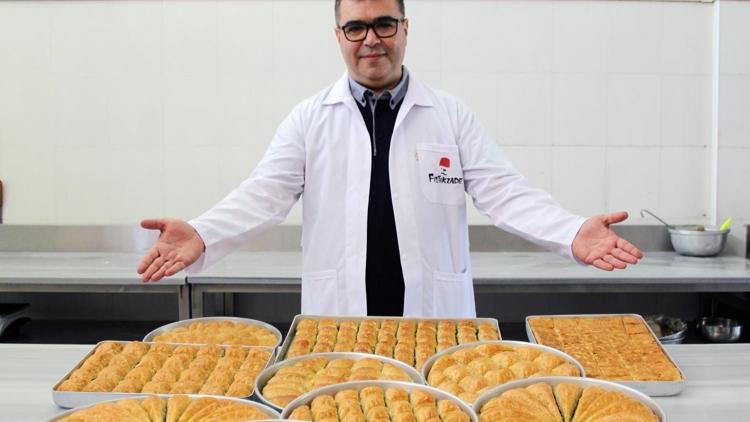 Gaziantep’ten 40 ton baklava