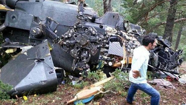 Acı haber Giresunda askeri helikopter düştü 7 şehit 8 yaralı