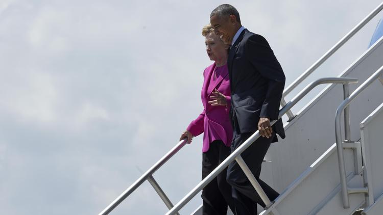 Obama mitinge uçakla gitti, parasını Hillary ödeyecek