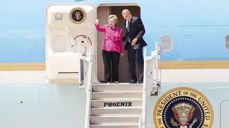 Obama’nın ‘destek’ uçuşunu ClInton cebinden ödeyecek