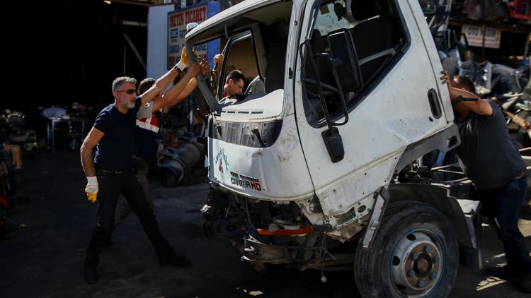 Hurdacılarda çalıntı araç operasyonu