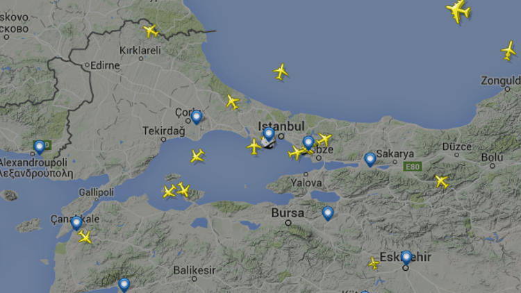 Marmara hava sahası kapatıldı
