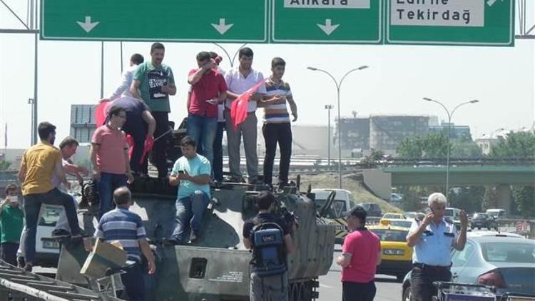 Tank selfisi trafiği aksattı