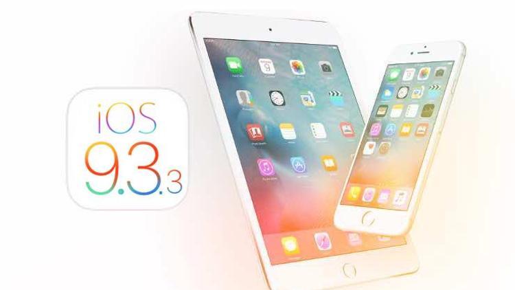 iOS 9.3.3 güncellemesi yayınlandı