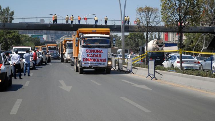 Hafriyatçı da destek verdi