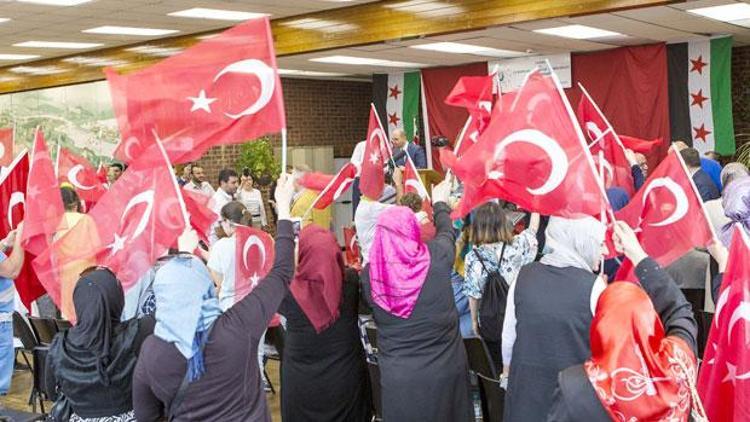 Londralı Suriyelilerden ‘Türkiye’ye teşekkür’ kutlaması