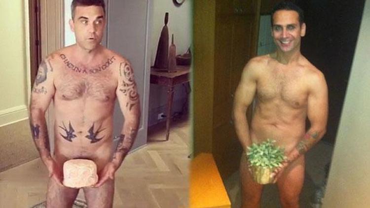 Robbie Williamstan çıplak poz: Hayaller Kardashian, gerçekler Doğuş