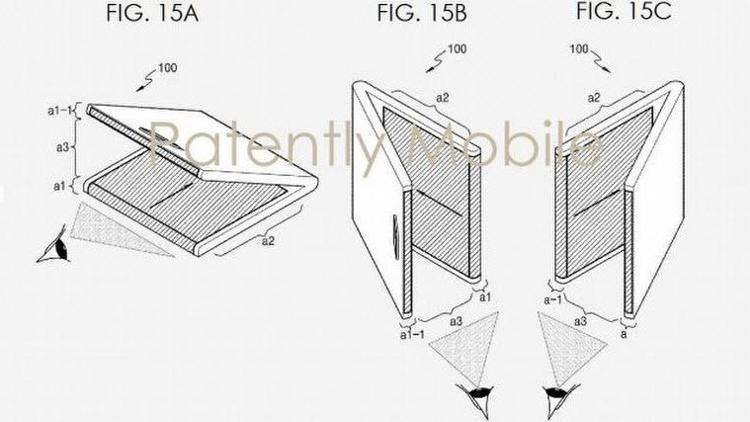 Samsungdan hem katlanan hem kıvrımlı telefon