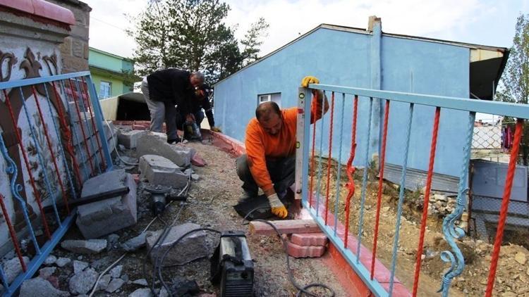 İmaret Tepe Sosyal Tesisleri’nde çalışmalar sürüyor