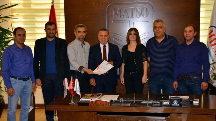 Manavgat Gazeteciler Cemiyetinden MATSO’ya ziyaret