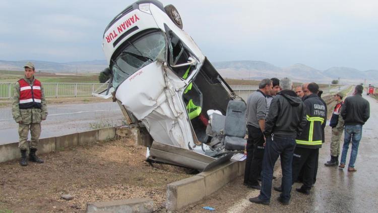 Gaziantepte trafik kazası: 5 yaralı