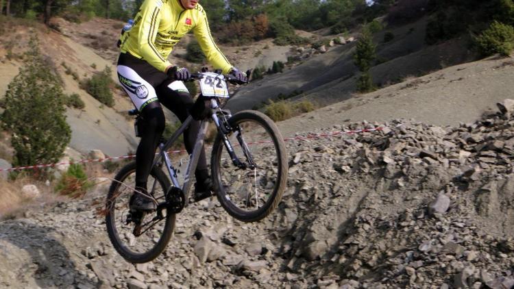 Keşan’da dağ bisikleti yarışması düzenlendi