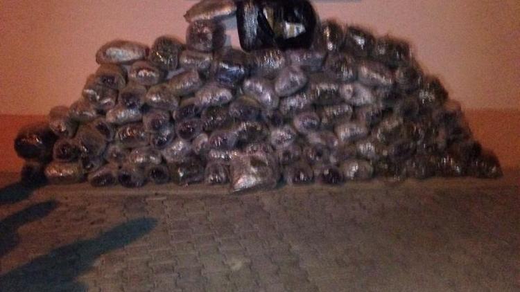 Kırşehirde 253 kilogram esrar ele geçirildi