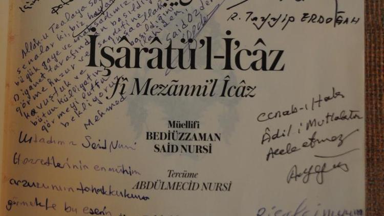 Bediüzzaman Said Nursinin eşyaları Ankarada tanıtılıyor