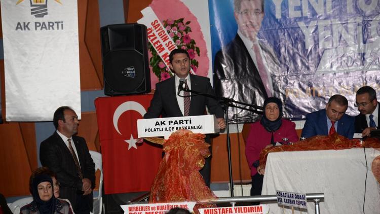 AK Parti Polatlı İlçe Başkanlığına Karaoğlu yeniden seçildi