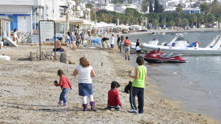 Bodrumda deniz sezonu devam ediyor