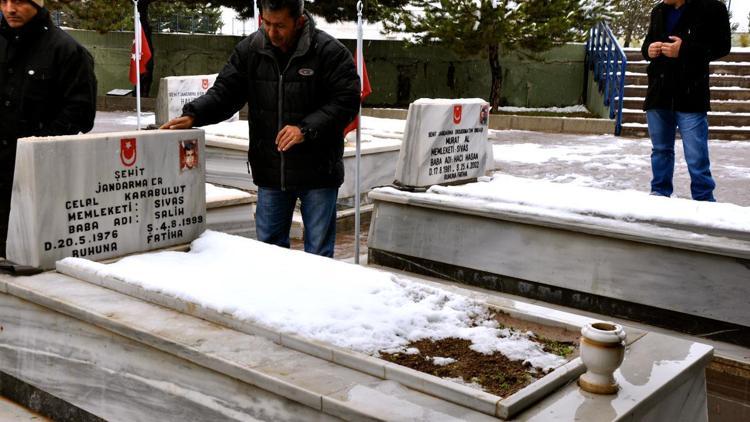 Sivasta şehit aileleri ve gazilerden şehitlik ziyareti