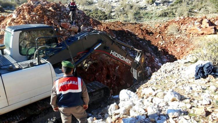 Mersinde kaçak kazı iddiası