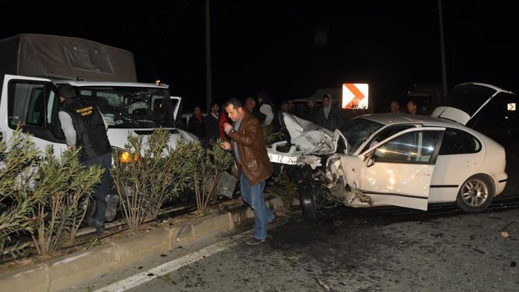 Bodrumda zincirleme trafik kazası: 2 yaralı