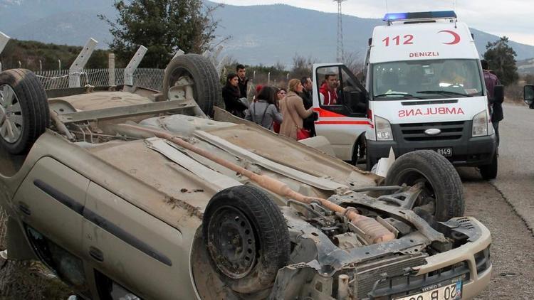 Denizlide trafik kazası: 6 yaralı