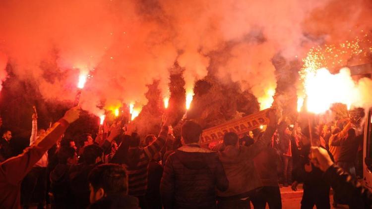 Galatasaray kafilesi Gaziantepe geldi