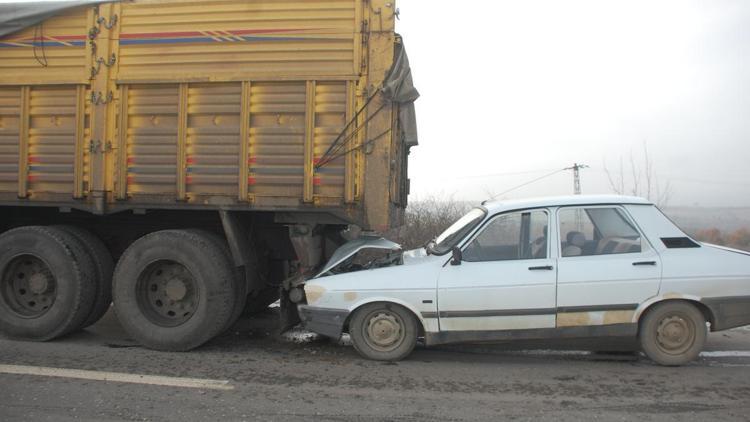 Malkarada trafik kazası: 1 yaralı