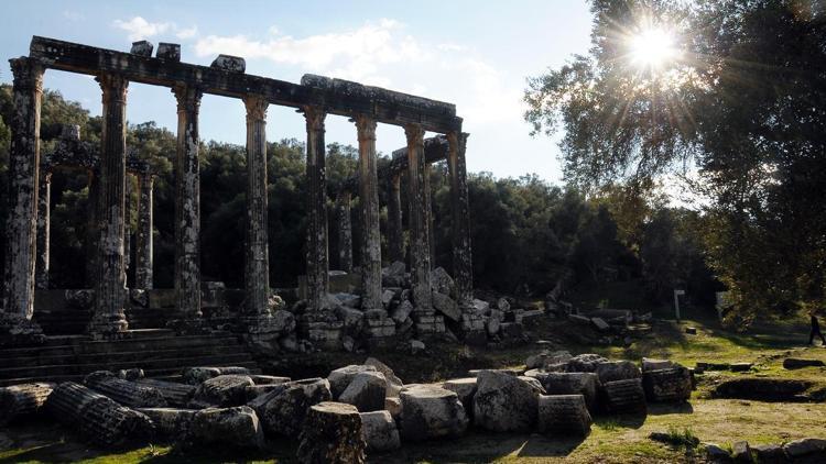 Euromos Antik Kentindeki kazı çalışmaları