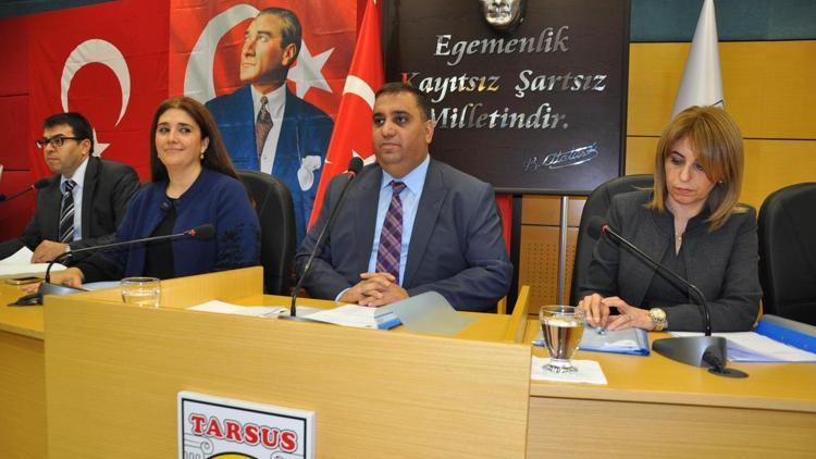 Tarsus Belediyesinde yılın son meclis toplantısı yapıldı