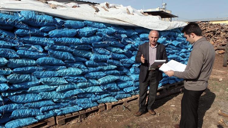 Antalyada kaçak kömür denetimi