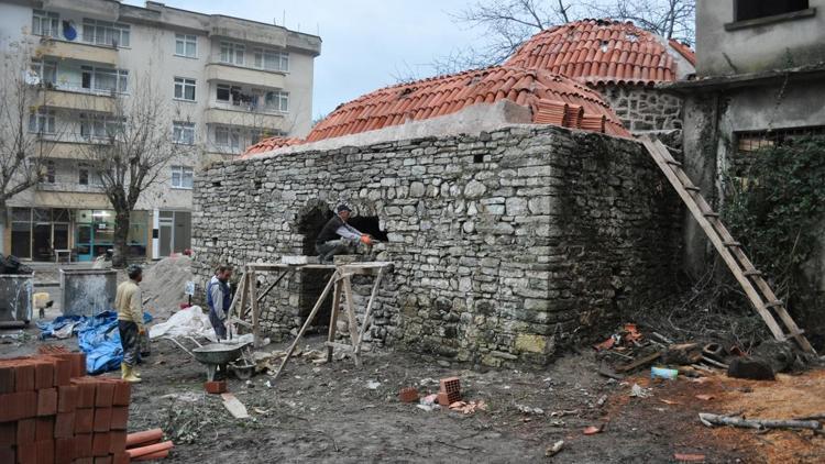 Abanada tarihi hamam restore ediliyor