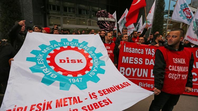 İzmirde işçi eylemi