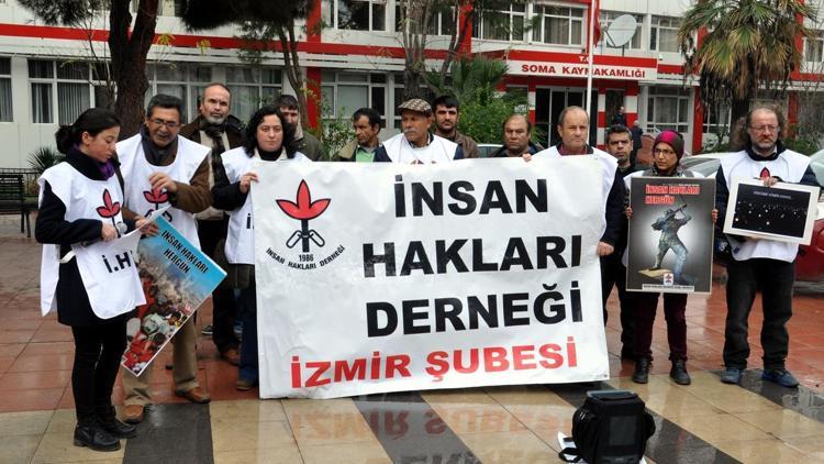 İHD, Soma’da iş kazalarını protesto etti