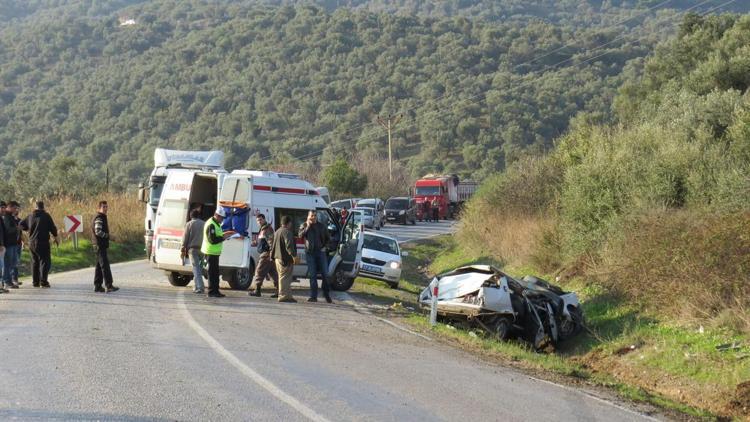 Ayvacıkta trafik kazası: 1 yaralı