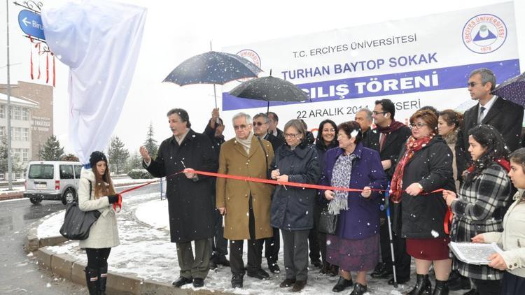 Prof. Dr. Baytopun adı ERÜde yaşatılacak