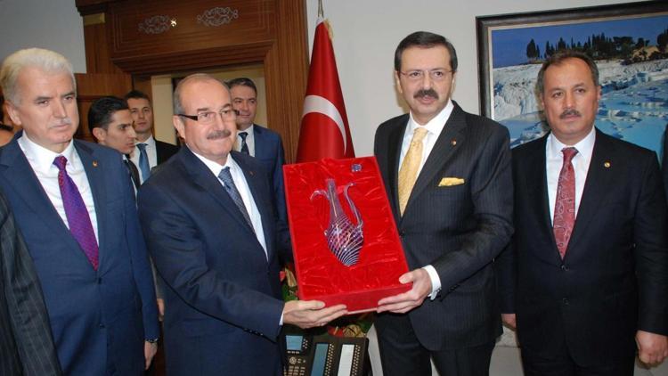 TOBB Başkanı Hisarcıklıoğlu Denizlide:
