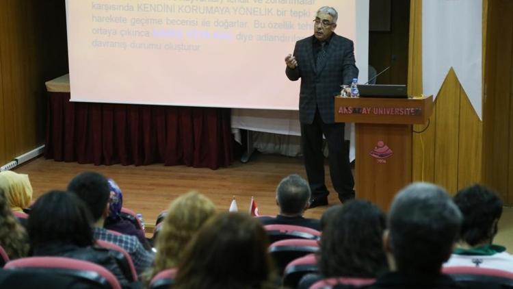 ASÜ’de Stres Yönetimi ve Öfke Kontrolü konferansı yapıldı