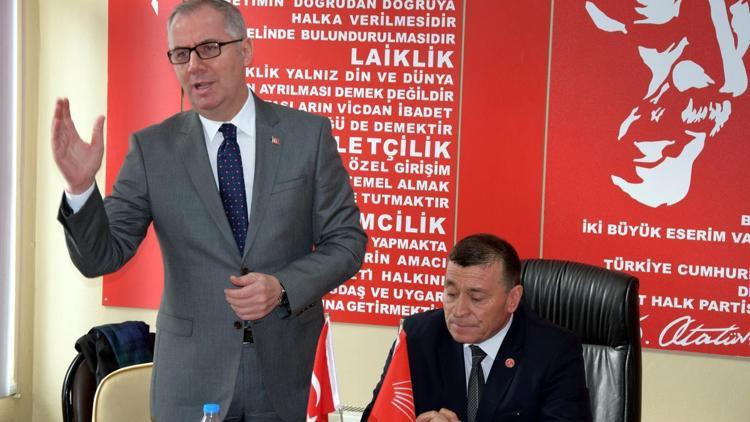 CHP Kırklareli Milletvekili Dibek, Babaeskide partisinin toplantısına katıldı