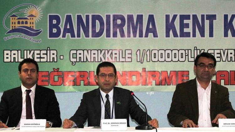 Bandırmada Balıkesir-Çanakkale Çevre Düzeni Planı Çalıştayı