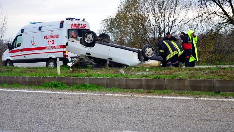 Manisada trafik kazası: 1 yaralı